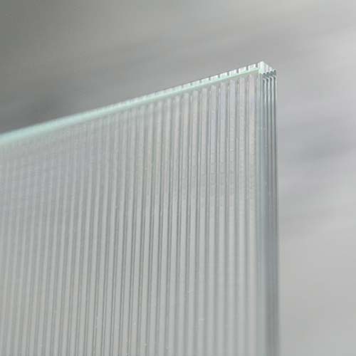 Fluted glass