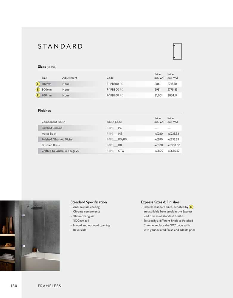 Genoa Standard specification