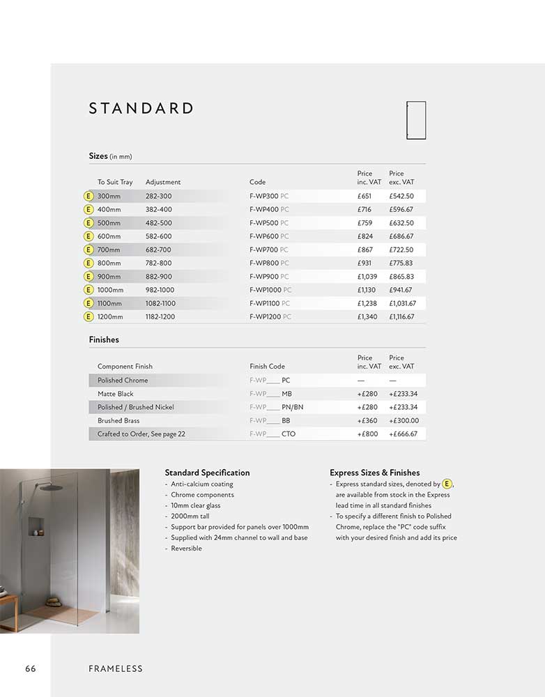 Monaco Standard specification