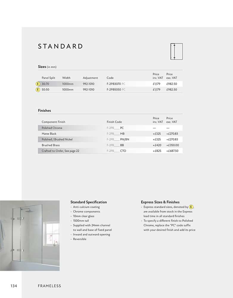 Valletta Standard specification