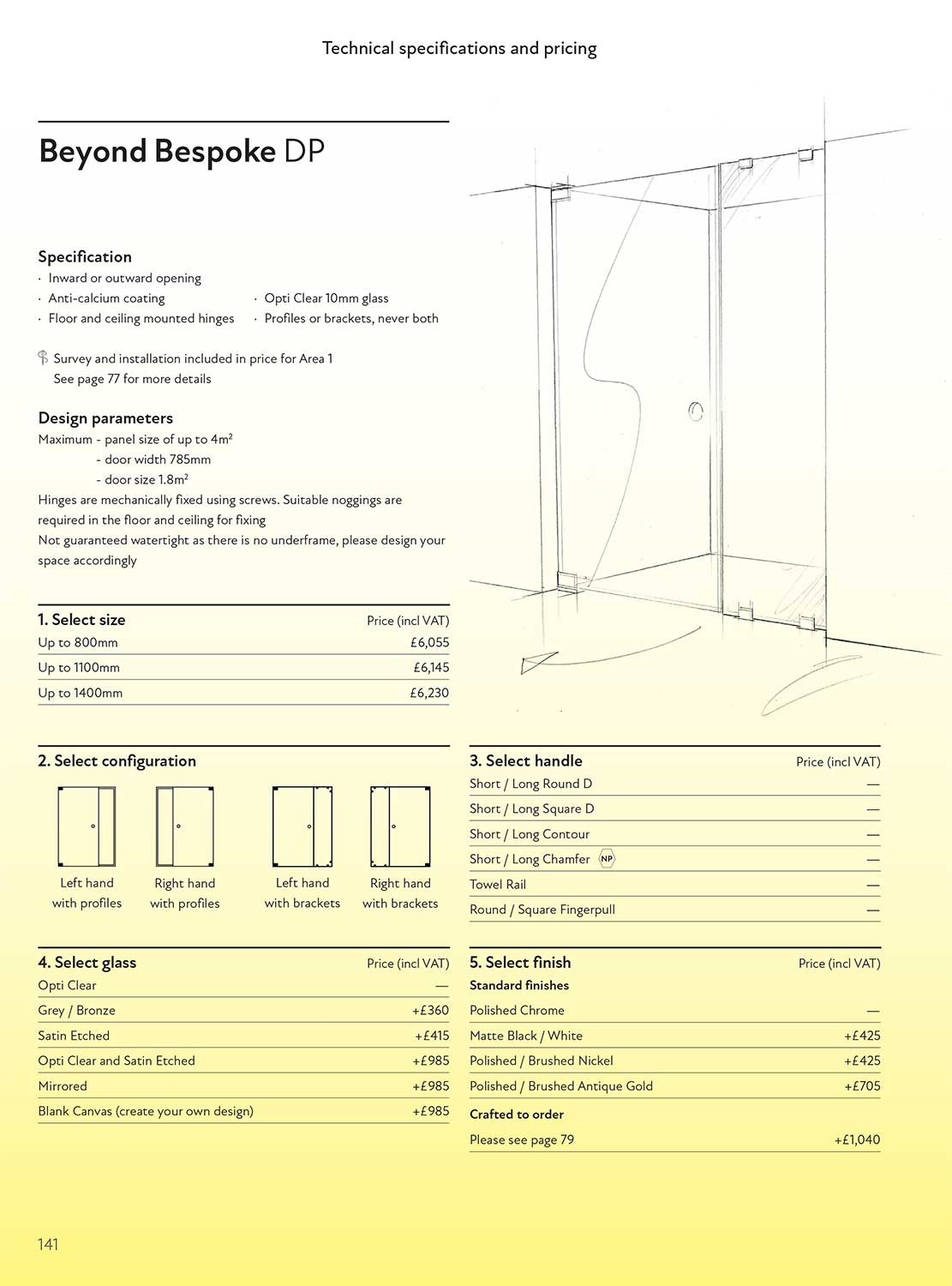 Beyond Bespoke DP brochure page