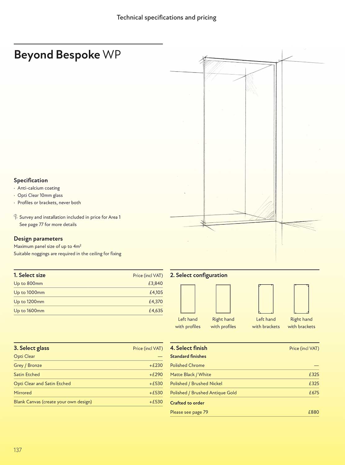 Beyond Bespoke WP brochure page