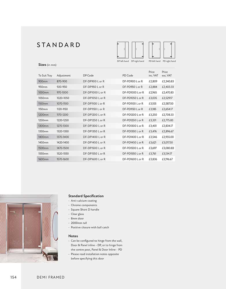 Como Standard specification