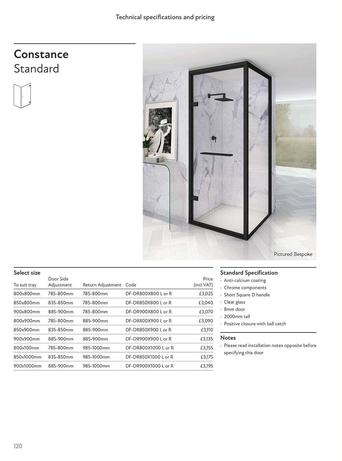 Constance Standard specification