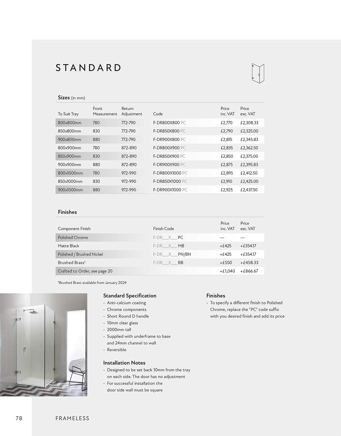 Cadiz Standard 2023 Brochure Page